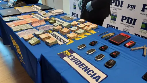 Desarticulan estructura criminal investigada por millonarios robos en Los Ángeles y otras comunas