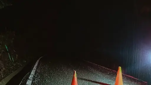 Derrumbe mantiene cortada la ruta entre Loncopangue y Callaqui en Quilaco