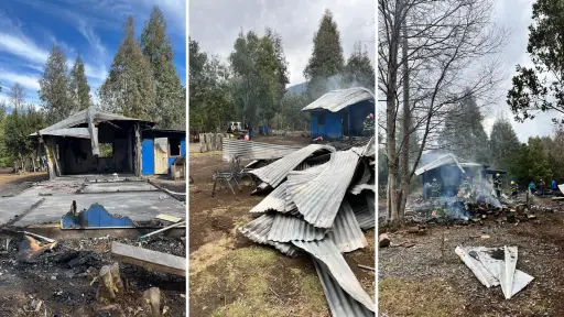 No la pudimos salvar: Familia de Alto Biobío perdió su vivienda tras incendio y busca apoyo para su reconstrucción