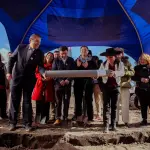 Ceremonia de primera piedra del megaproyecto Mi Bendición, en Cabrero, Seremi de Salud Biobío