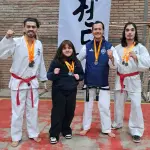 Matías Cid, Amanda Muñoz, Carlos Pavez y Jorge Muñoz, fueron protagonistas de una destacada jornada para el Club Deportivo Chon Ji Los Ángeles, La Tribuna