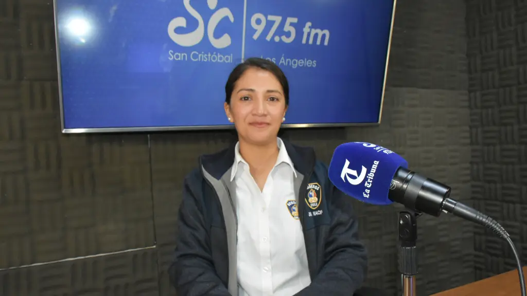 Evelyn Sánchez, voluntaria Tercera Compañía CBLA / LT