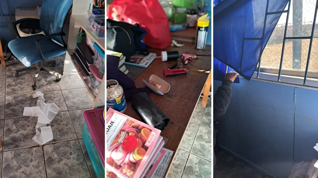 Delincuentes destruyeron, prendieron fuego y orinaron en interior de escuela rural de Los Ángeles , La Tribuna