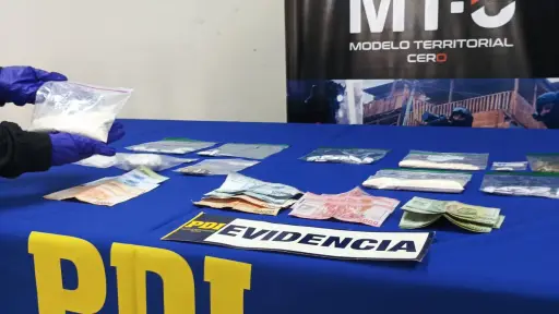 Operativo deja 10 detenidos y más de mil 600 dosis de droga incautada en Hualqui y Chiguayante