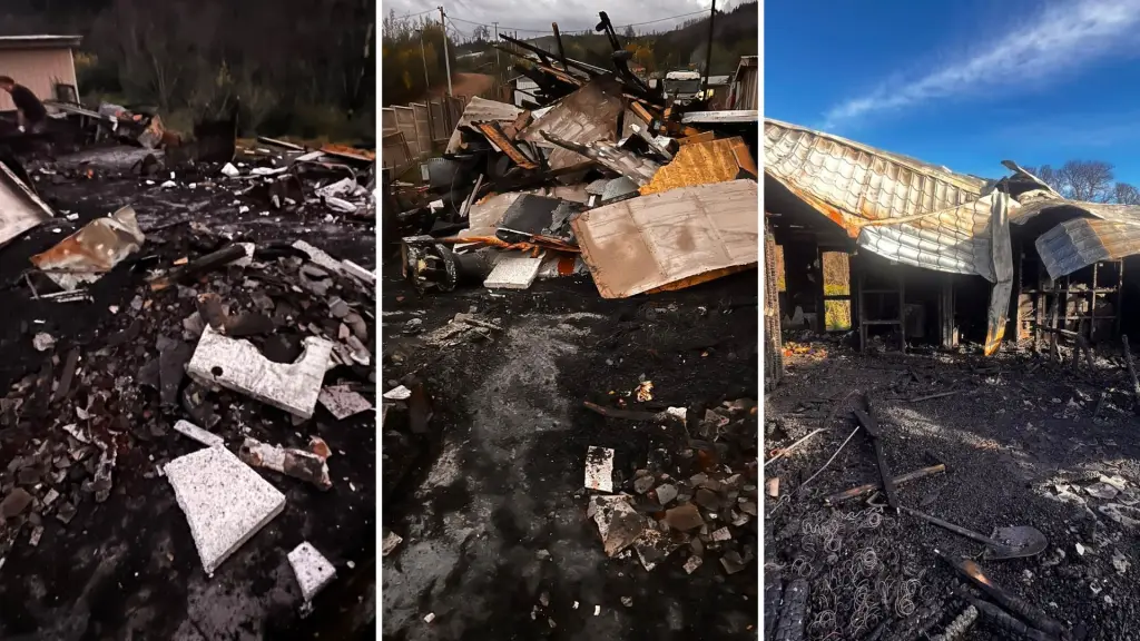Incendio en Nacimiento, La Tribuna