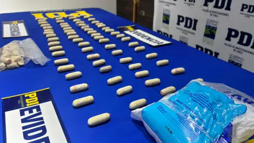 Detienen en Concepción a extranjero con droga que podía alcanzar un valor de \\$60 millones