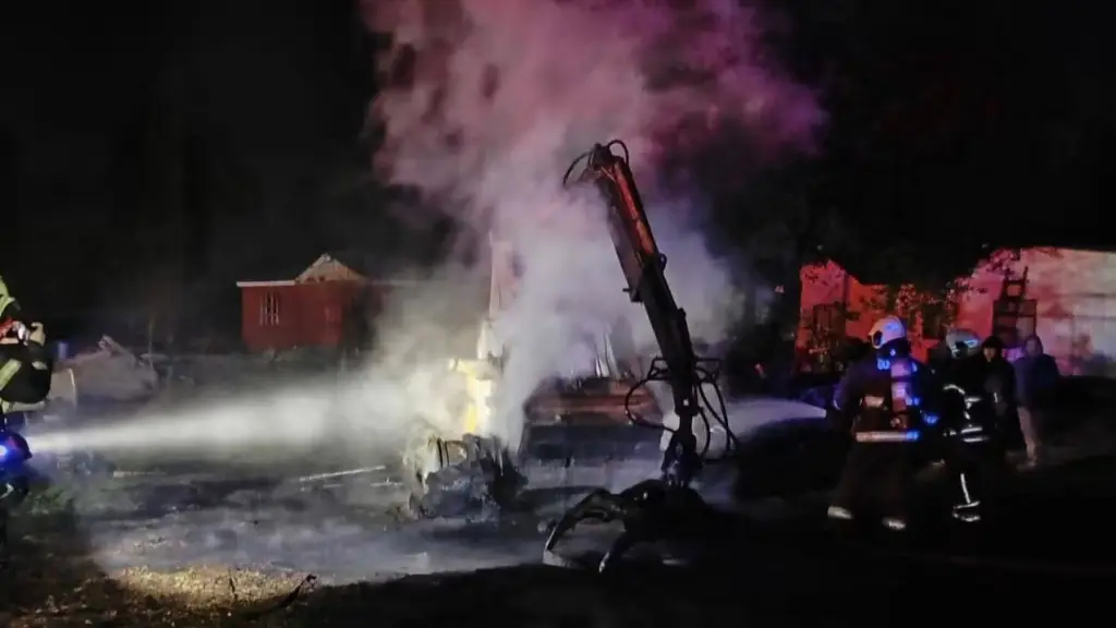 Incendio de maquinaria, Brigada del Salto del Laja