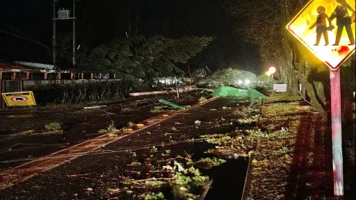 Reportan posible tornado durante la noche en la comuna de Yungay