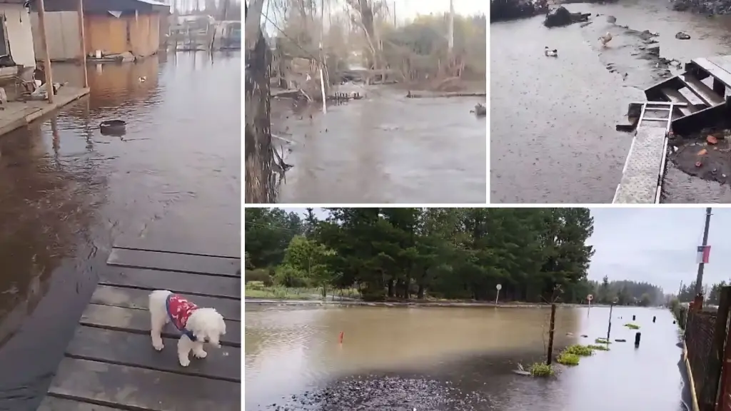 Lluvias provocan inundaciones en distintos sectores de Cabrero y Monte Águila, La Tribuna