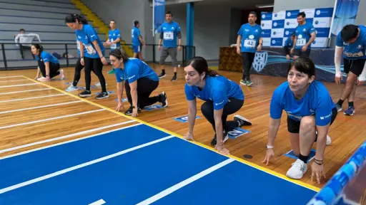 Pese a la lluvia, cerca de mil personas dieron vida a las Primeras Olimpiadas de Bajo Rendimiento de Andes Salud