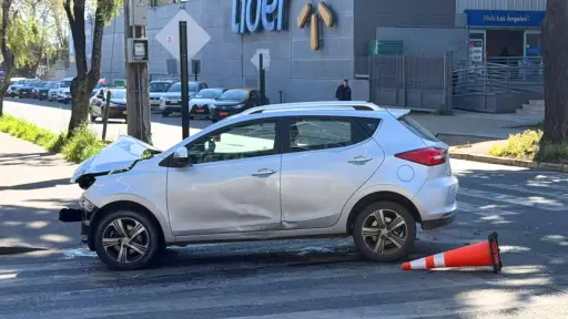 Nuevo accidente de tránsito se registró en Freire con Bulnes en Los Ángeles