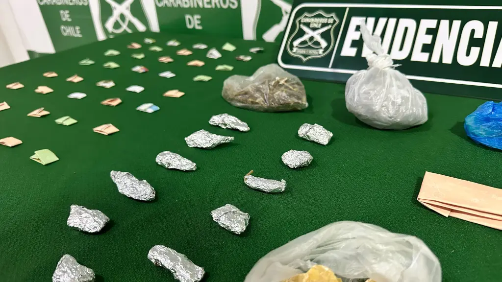 Decomiso de droga, Carabineros de Chile