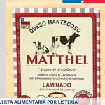 Queso mantecoso Matthei, Ministerio de Salud
