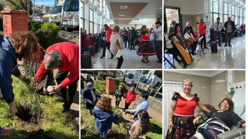 Asociación de personas con cáncer y sus familias de Biobío conmemora un año de historia con actividades en el Hospital de Los Ángeles