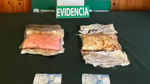 Joven queda en prisión preventiva tras ser sorprendido con más de 1,2 kilos de droga