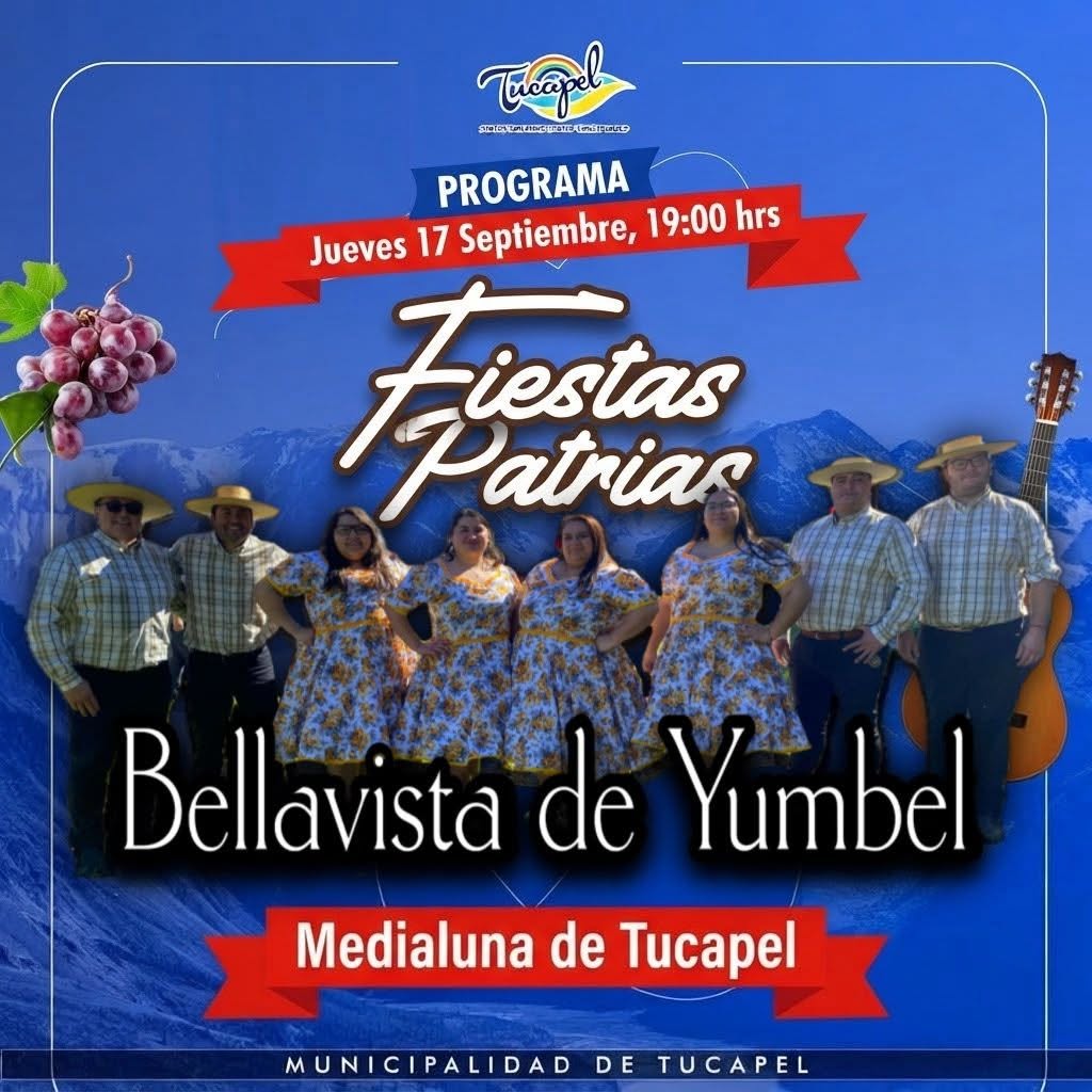 Próxima presentación de Bellavista / Municipalidad de Tucapel