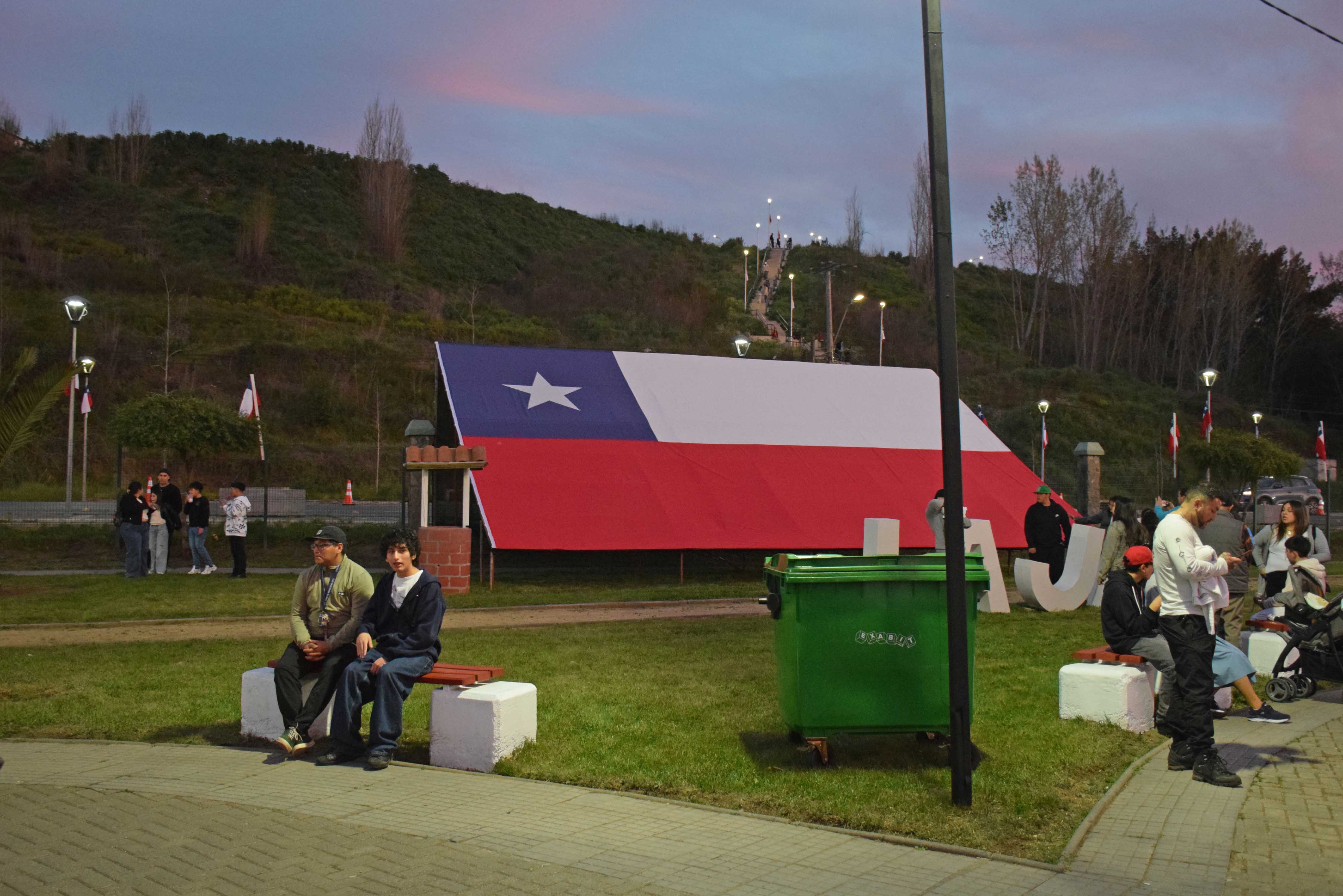 Los vecinos de Laja disfrutaron de la Fonda Municipal de Laja. / Diario La Tribuna