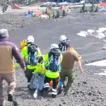 Rescate de excursionista en el Volcán Antuco, Carabineros de Chile 