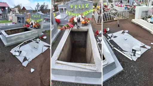 Es como volver al velorio: familia denuncia robo en sepultura de cementerio de Quilleco