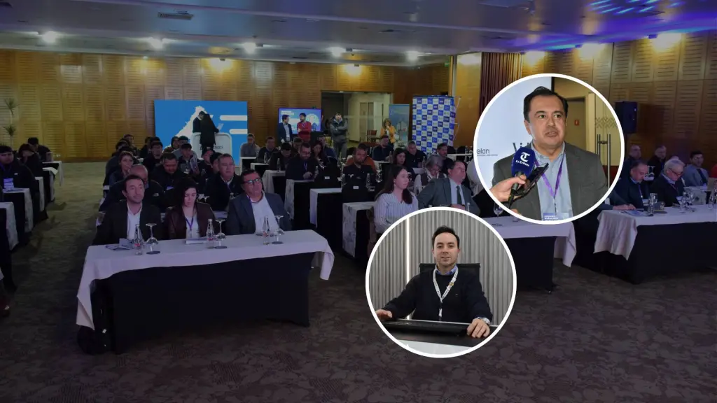 José Luis Neira, gerente general de Coopelan, y José Ignacio Jara, gerente comercial de ViuClinic, aportaron las visiones de sus respectivas industrias durante el tercer ciclo de encuentros Biobío 2050, La Tribuna