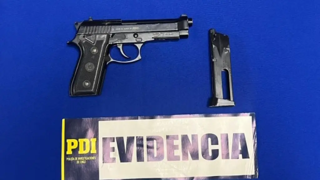Arma incautada por la PDI de Angol, PDI Araucanía