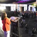 Autoridades regionales, académicos y viñateros durante la inauguración del primer Encuentro Internacional \'Biobío en una Copa 2026\', realizado el pasado 4 y 5 de septiembre en Los Ángeles. El evento buscó posicionar el enoturismo y la gastronomía local como ejes de desarrollo para la región., La Tribuna