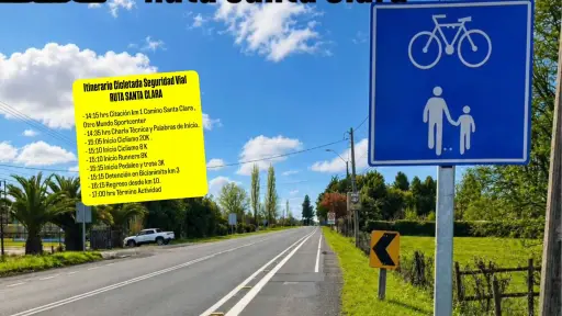 Jornada gratuita de ciclismo y running se realizará este sábado en la Ruta Santa Clara de Los Ángeles