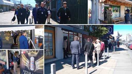 Fiscalización en barberías del centro de Los Ángeles detecta irregularidades migratorias