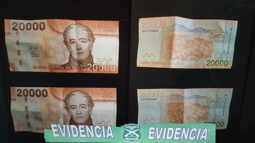 Dinero recuperado por Carabineros de Cabrero, X: @CarabBioBio