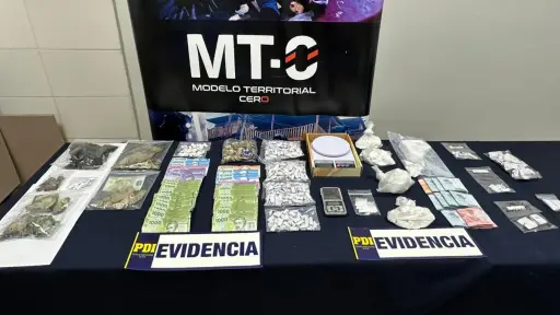 Nueve detenidos deja operativo antidrogas en San Pedro de la Paz