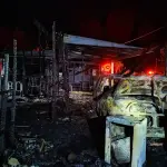 Incendio de vivienda, Bomberos de Antuco