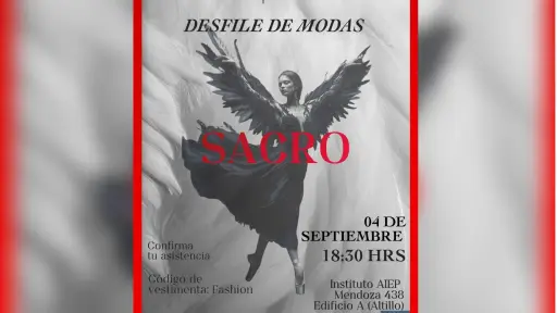 Sacro: desfile de modas reunirá creaciones de estudiantes en Los Ángeles