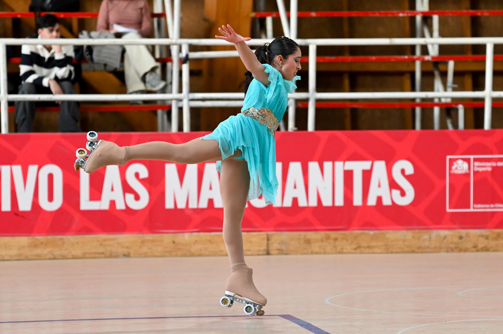 Martina mostró todo su potencial en el patinaje artístico / La Tribuna