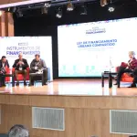 El alcalde de Tucapel, Jaime Veloso, moderó uno de los paneles del seminario sobre financiamiento de infraestructura pública local realizado en Hualpén, Municipalidad de Tucapel