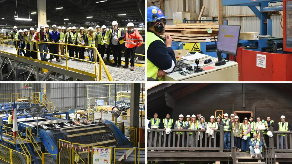 La Gira Tecnológica 2026 reunió a una delegación de 12 representantes de Uruguay, quienes recorrieron instalaciones de Arauco y CMPC entre Cholguán y Los Ángeles para conocer procesos y aplicaciones vinculados a la construcción en madera., Fredy Muñoz | La Tribuna