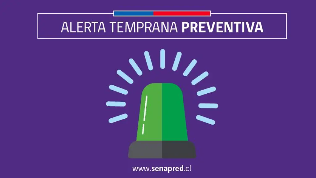 Alerta Temprana Preventiva , Senapred