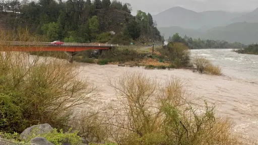 Ríos Pichilo, Curanilahue y Lia superan umbral de Alerta Roja en el Biobío