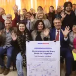 Firma simbólica de la transferencia de $80 millones destinados al proyecto “Mejoramiento Área Verde La Coigüilla”, Seremi de Vivienda y Urbanismo