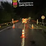 Corte preventivo en Cuesta Mininco, Municipalidad de Santa Bárbara