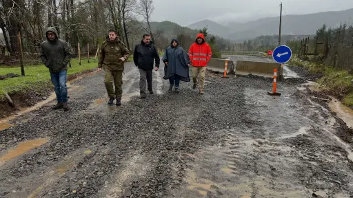 Desborde del río Biobío obliga a evacuar sector Los Boldos en Santa Bárbara