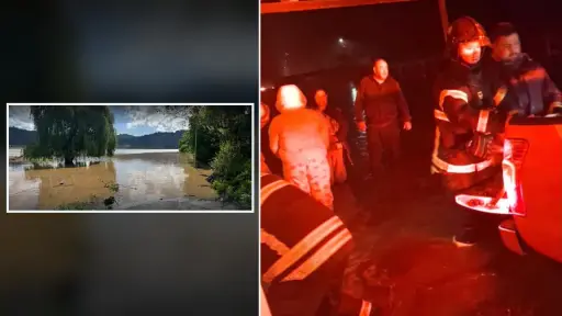 Sistema frontal dejó viviendas inundadas y restricciones por crecida de ríos en la provincia de Biobío