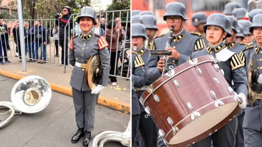 Reflejo de su disciplina y compromiso: destacan a voluntaria angelina que desfiló en la Parada Militar 