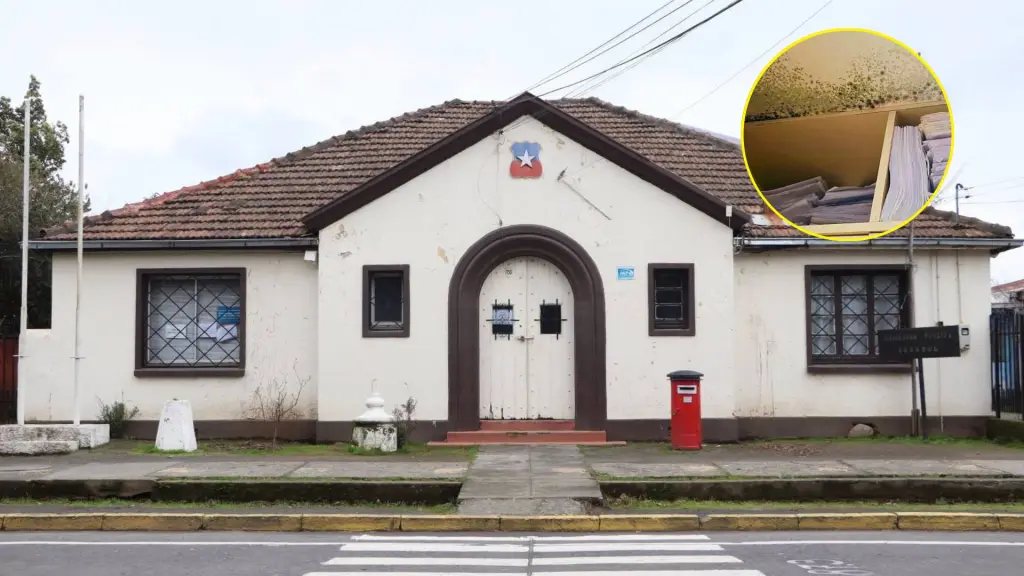 La oficina del Registro Civil de la localidad de Tucapel permanece cerrada desde julio debido a los daños ocasionados por el temporal., Municipalidad de Tucapel