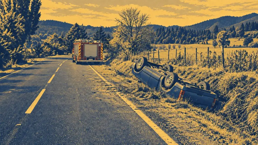 El volcamiento de una camioneta en el camino a Campamento, en Mulchén, dejó una persona lesionada durante la mañana de este miércoles. (Imagen referencial), La Tribuna