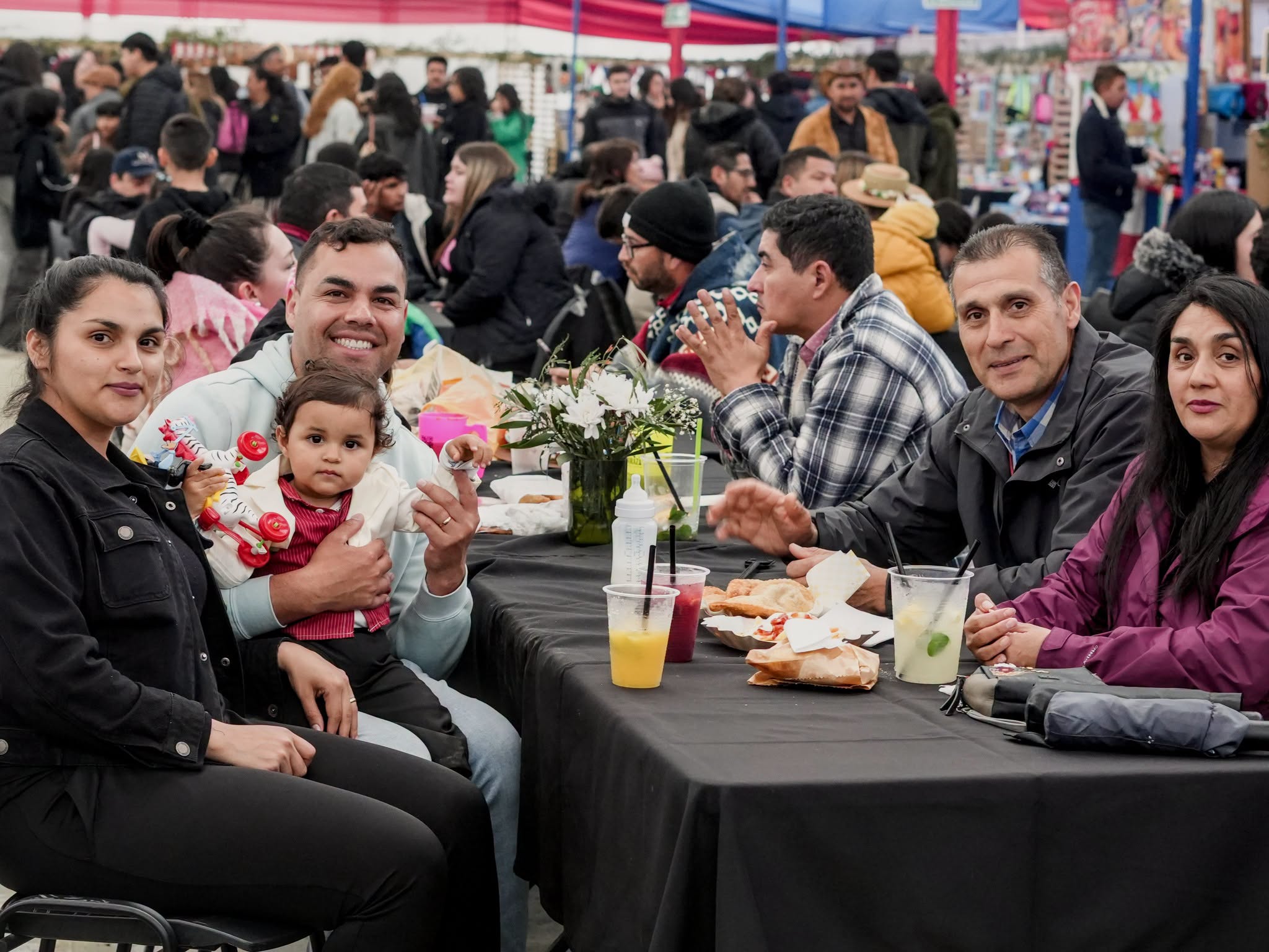 La amplia convocatoria permitió además generar un importante movimiento para la economía local. / Municipalidad de Laja