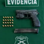Incautación de arma y municiones, Carabineros de Chile