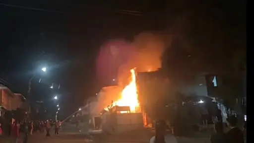 Dos viviendas destruidas dejó voraz incendio en Villa Los Esteros de Mulchén