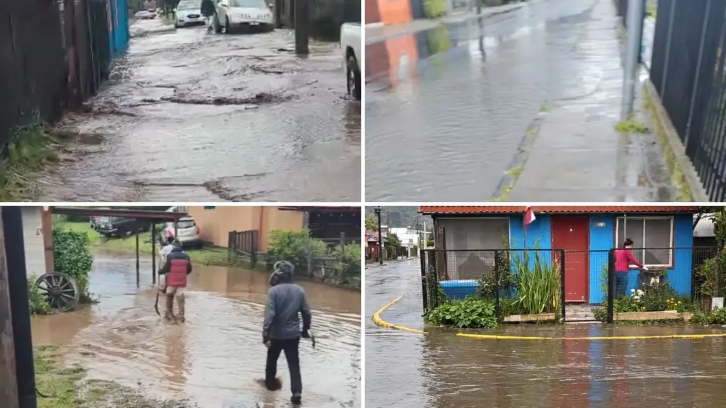 Aguacero dejó ocho viviendas con daños y 15 propiedades afectadas en Antuco, La Tribuna