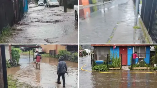 Aguacero dejó ocho viviendas con daños y 15 propiedades afectadas en Antuco
