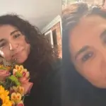 Geraldine Reyes tiene el cabello café rizado y, según el afiche compartido por su sobrina, vestía chaleco y polera negros, jeans azules y botas negras al momento de su desaparición., Cedida